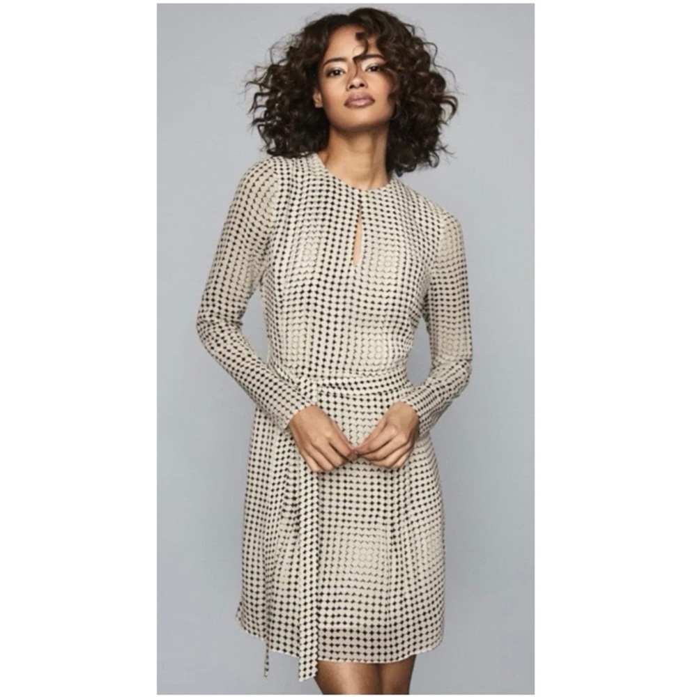 Reiss | Elissa Spot Print Dress - New With Tags